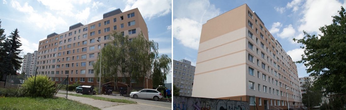 Revitalizace bytového domu Botevova 3107-3109, Praha